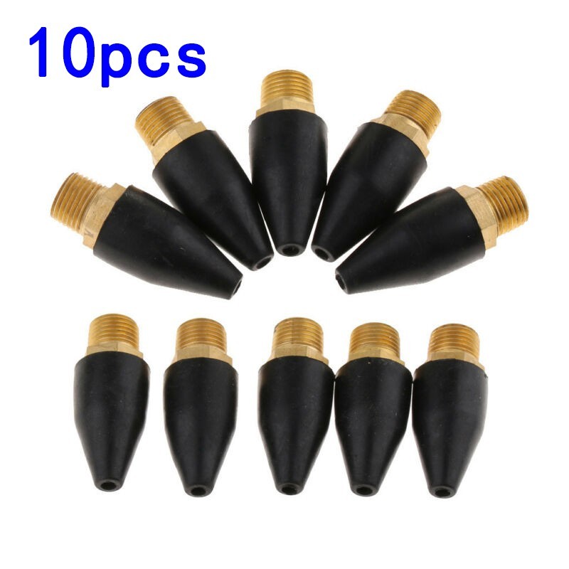 Rubber Nozzle Pack Brass Safety-Tip Tools Accessories Connector Replacement
