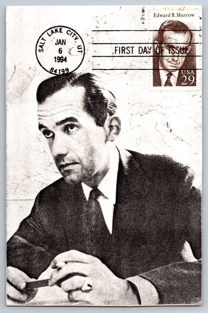 #2812 Robert Murrow FDC Maxi Card