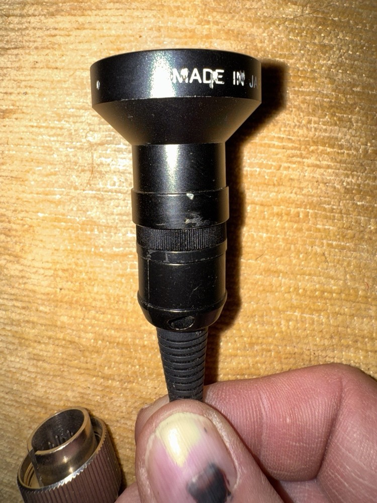 Optical Microscope Mini Camera With Cable.  Made In Japan. AS IS