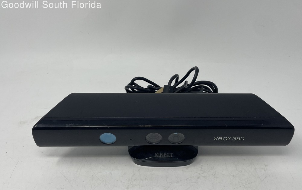 Microsoft Xbox 360 Model 1414 Black Kinect Sensor Motion Camera Not Tested