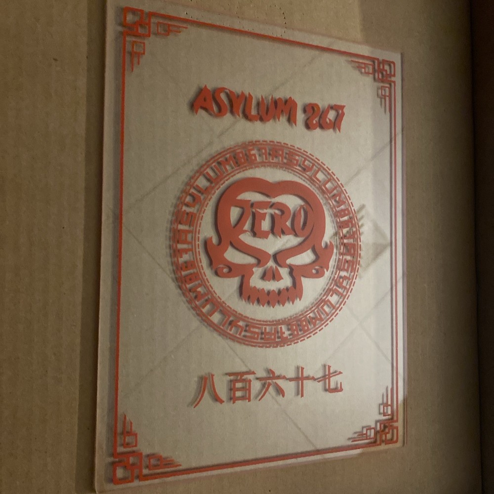 Asylum Cigar Logo Plexiglass Display