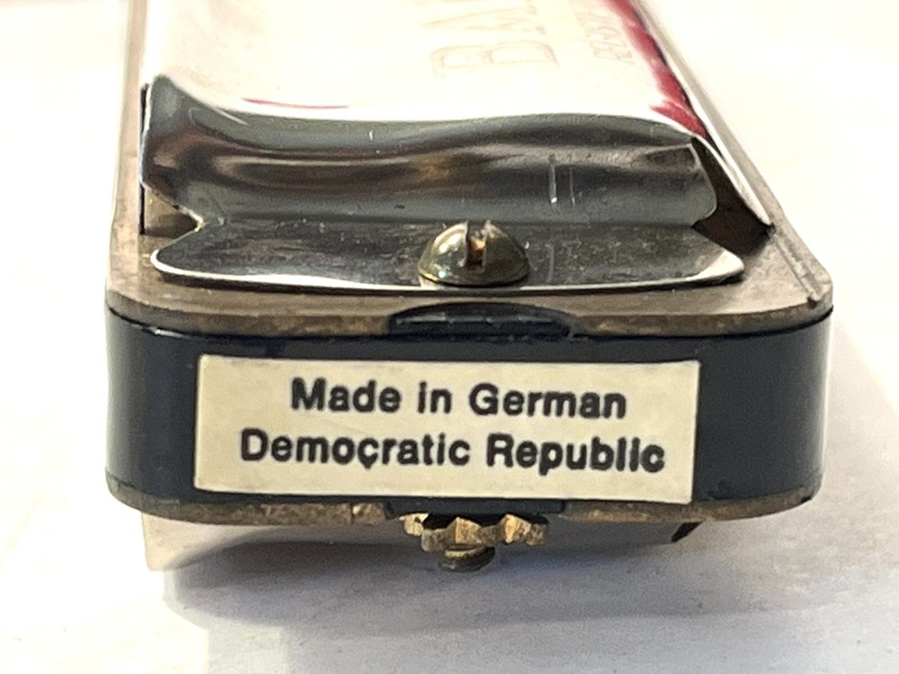 VTG The Bandmaster Harmonica w/ Red Plastic Hard Case - Germany