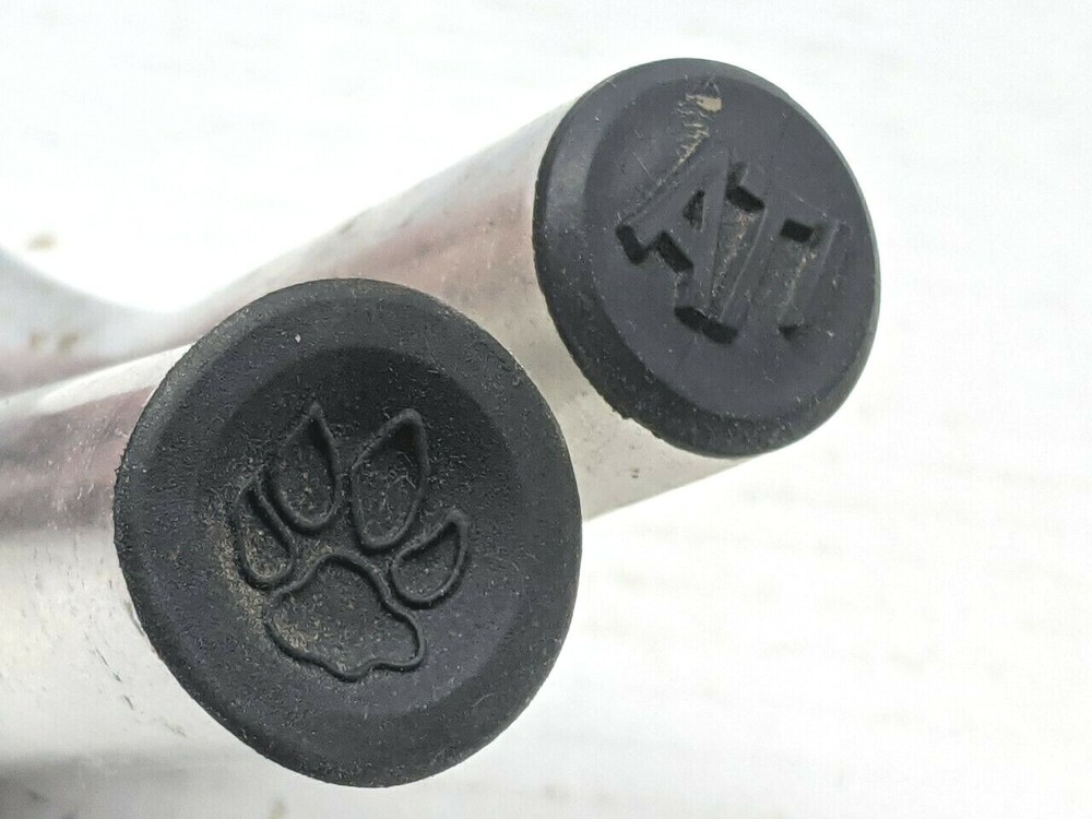 Vintage alloy bar ends/extensions silver