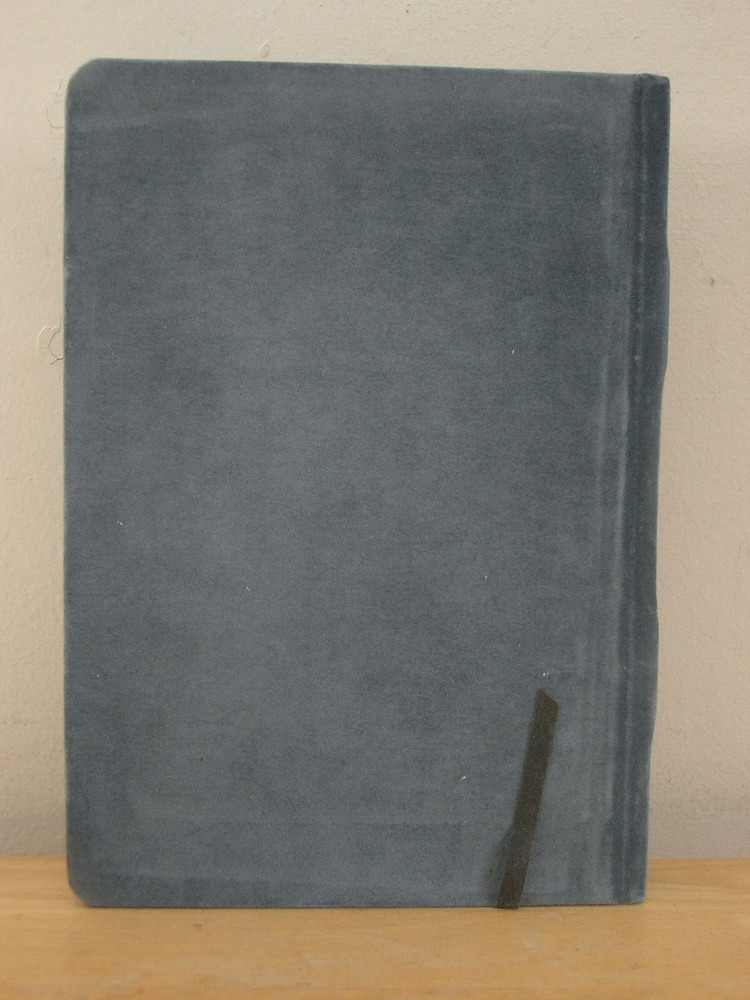 Think. Create. Record. Embossed Casualsuede Journal Blue