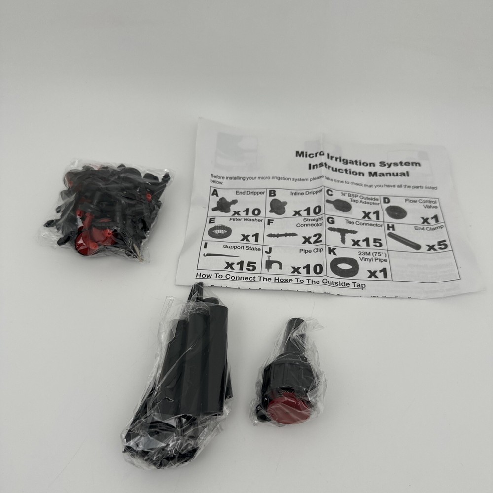 Micro Irrigation system Instruction black ….30