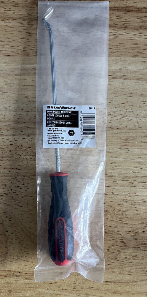 Gearwrench 84014 Long Double Angle Pick New