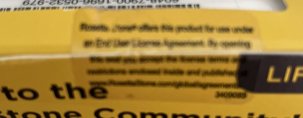 Rosetta Stone Lifetime Learn Chinese Complete Course New Some Box Damage