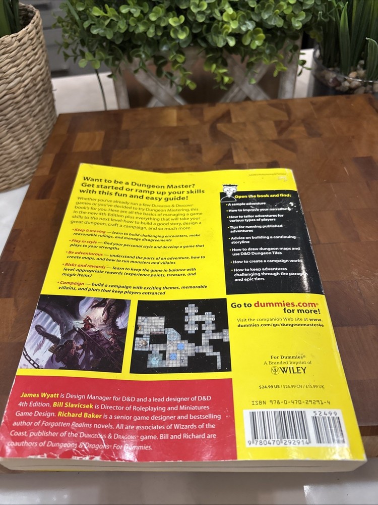 Dungeon Master & Dungeons & Dragons for Dummies 4th Ed, 2009