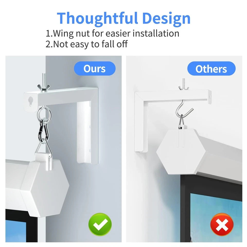 XINLEI Universal Projector Screen Wall Mount L-Brackets Hanging Ceiling Mount...