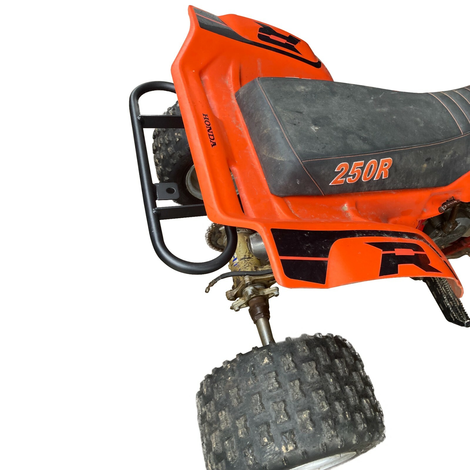 Rear Wide Grab Bar Bracket Bumper For 2006-2019 Honda TRX250EX TRX250X ATV Black