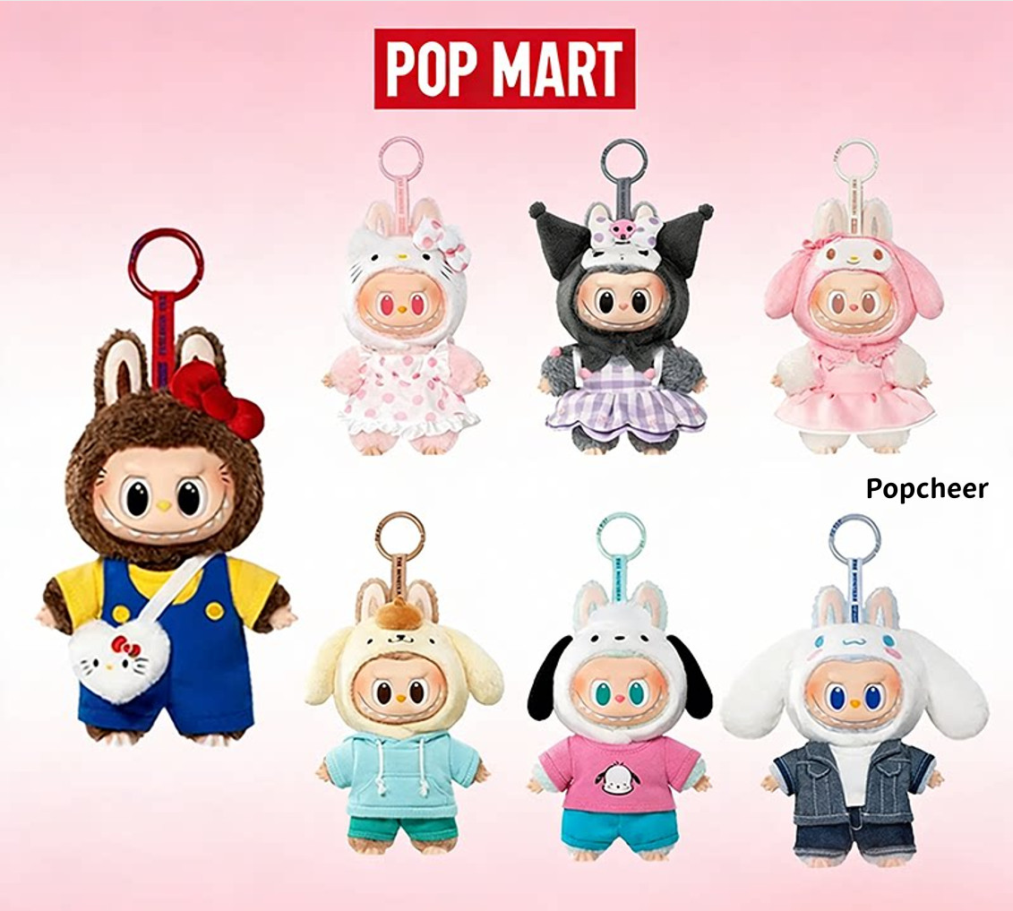 POP MART THE MONSTERS × Sanrio Characters Series Blind Box Vinyl Plush Pendant