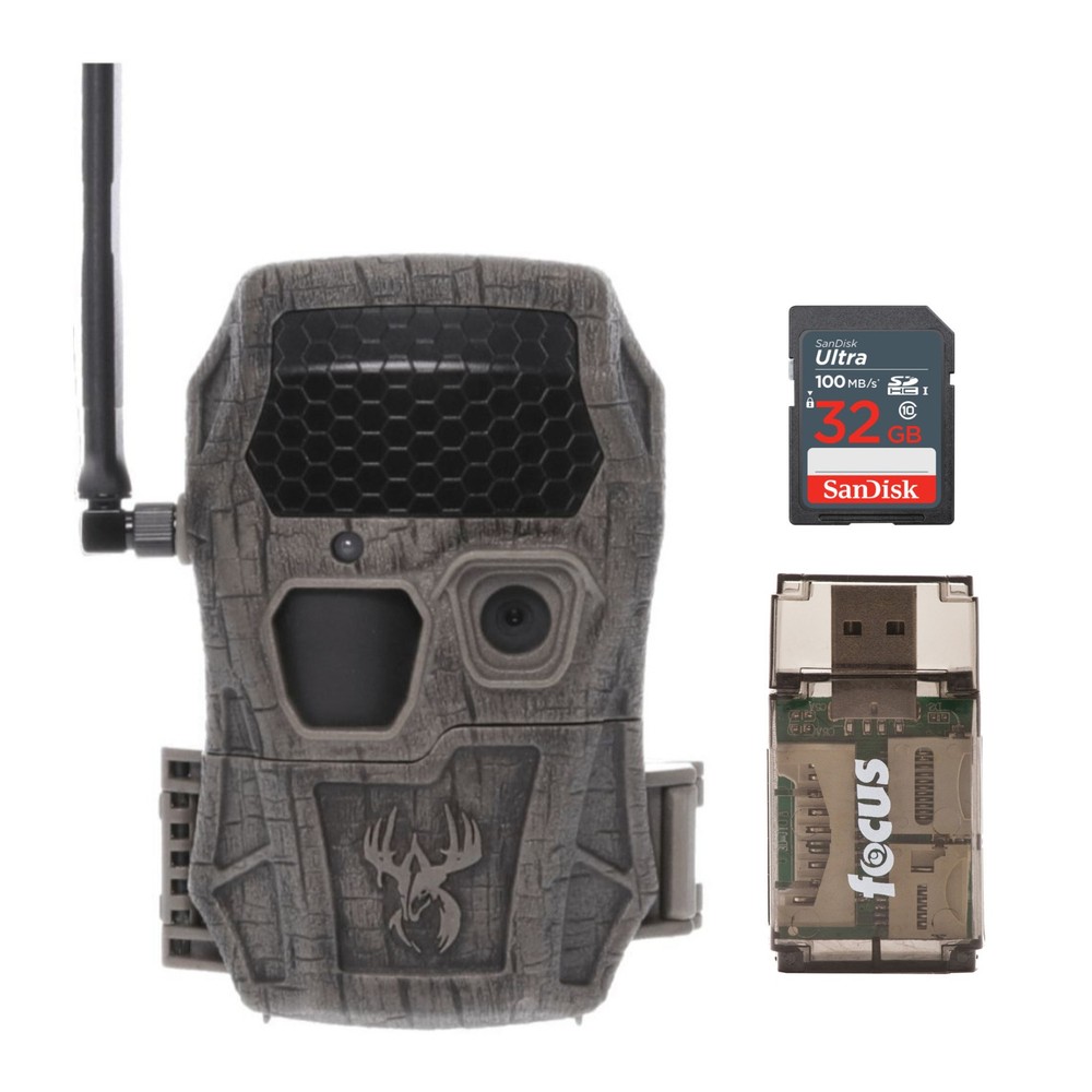 Wildgame Innovations Encounter XT Cellular 34MP Trail Camera Bundle