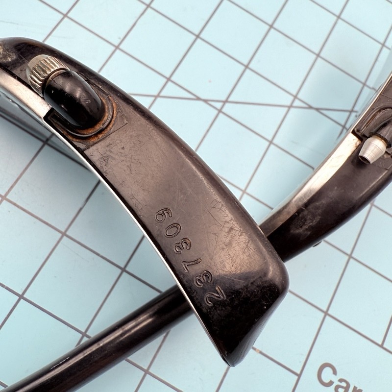 Vintage Beltone SLIMETTE Hearing Aid Eyeglasses 1/10 12K GF Browline Frames