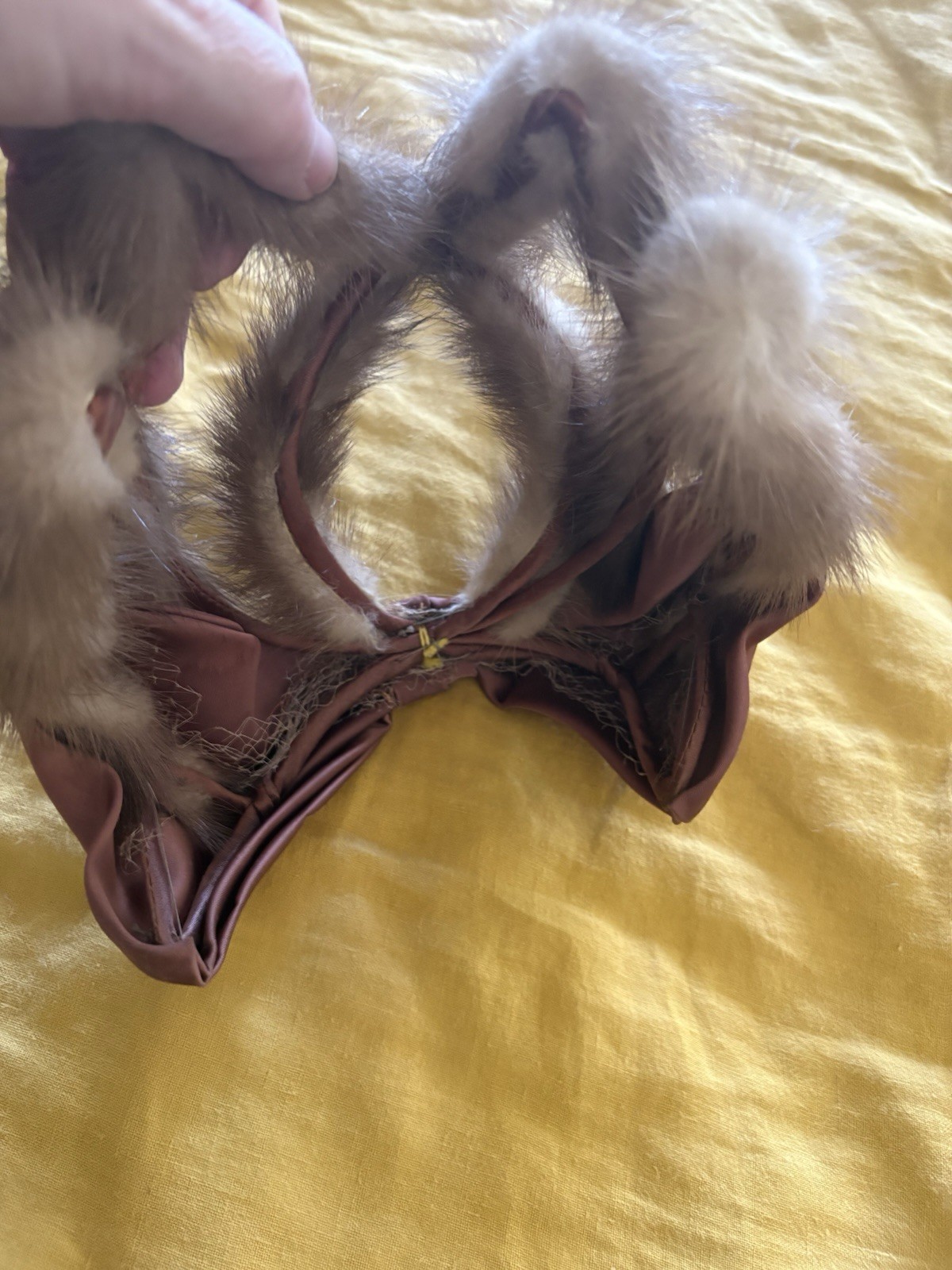 Beautiful Vintage Fur Hairpiece