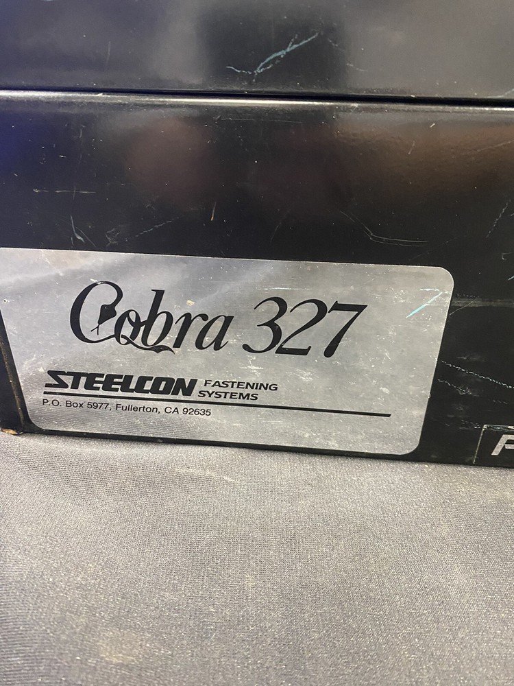 Steelcon Python 322 Powder Actuated Tool with box and accessories.