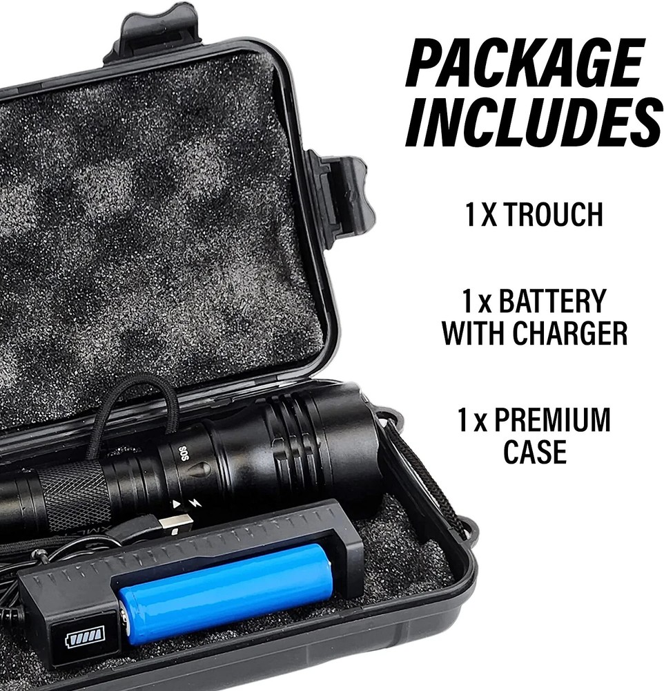 Dive Flashlight 1000 Lumens LED Flashlight Scuba Flashlight NEW