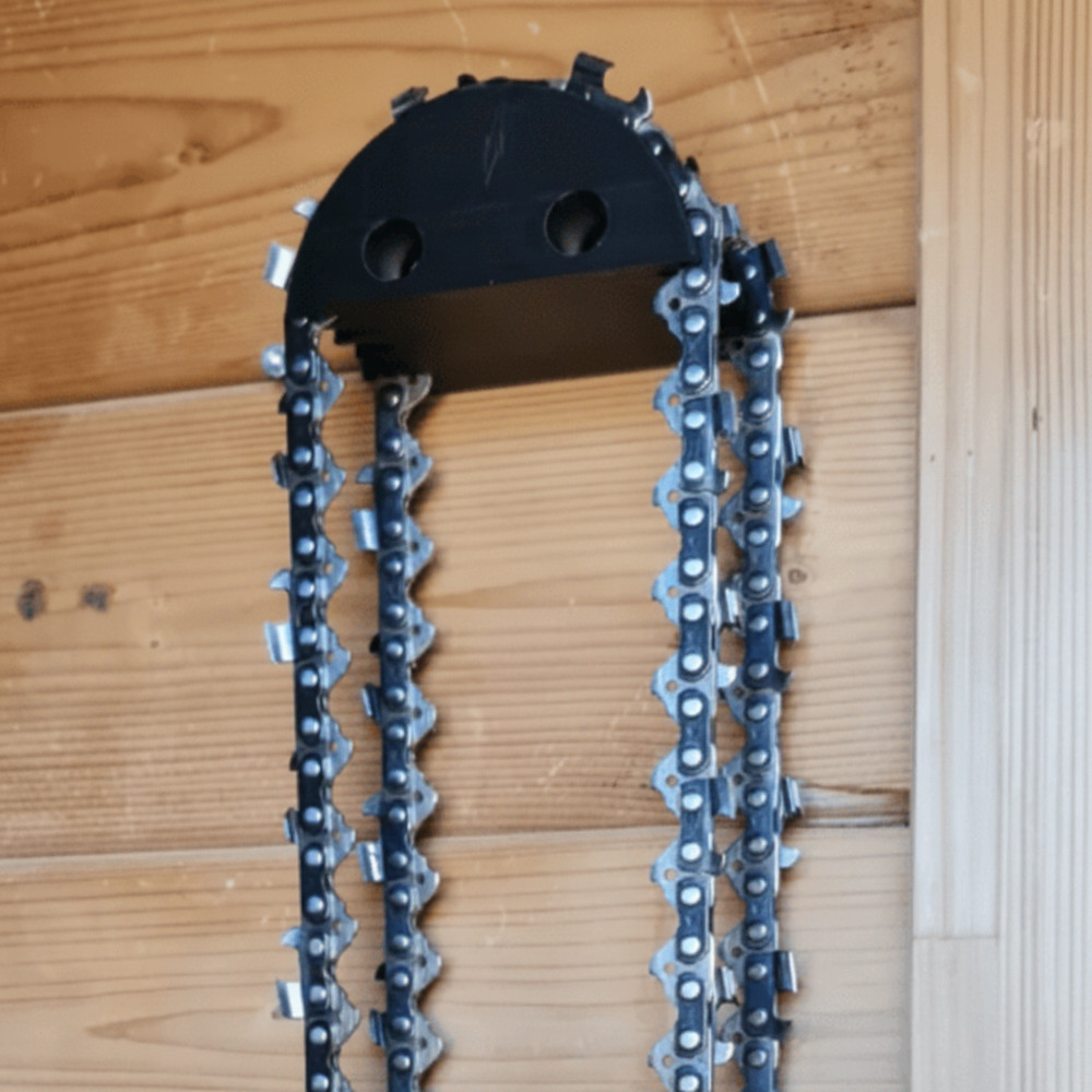 3D Printed Chainsaw Chain Holder Wall Mount Organizer
