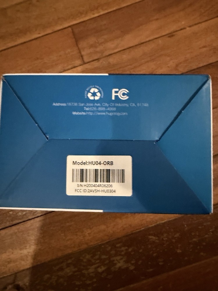 Hugoloo Touchscreen Smart Deadbolt Keypad Bluetooth Model HU04-ORB