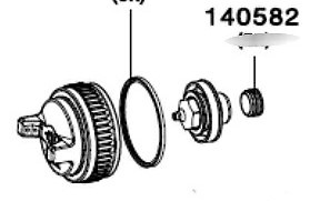 SATA Fluid Tip Element Seal (140582) for SATA 5500, 5000, 4000, 1000, 100
