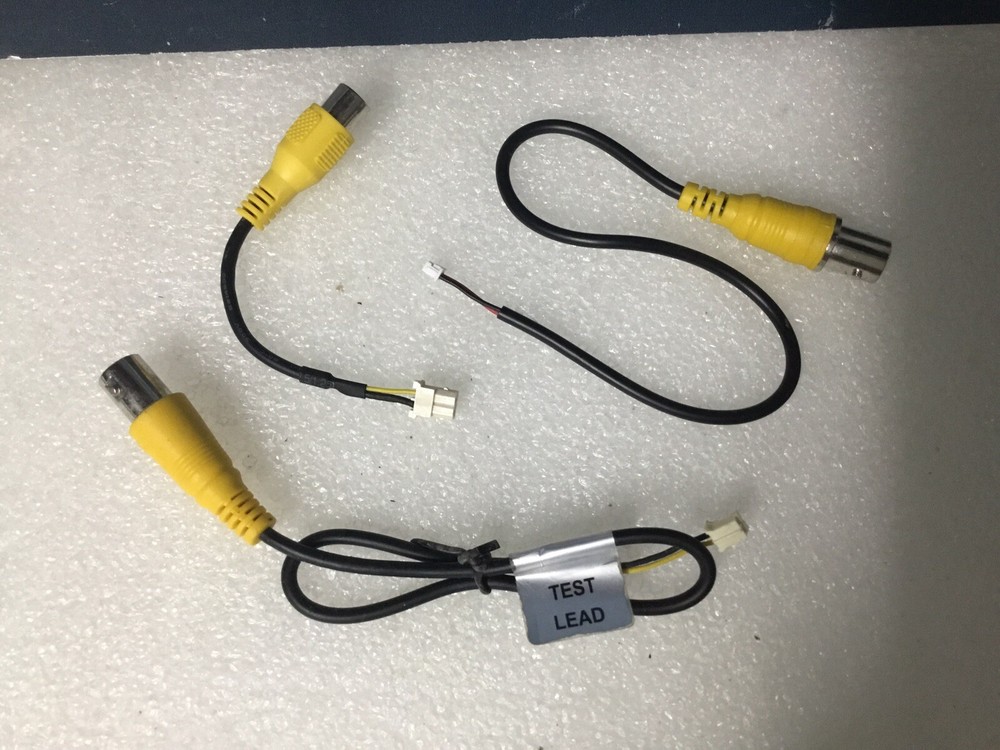 TEST LEAD for Surveillance CCTV Security Camera, 3 Different Size / Plugs