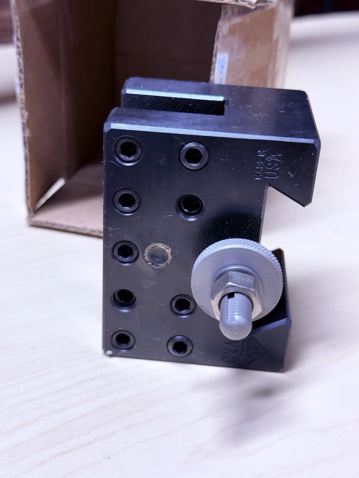 Aloris CXA6 CXA-6 quick change 3/8-5/8" cap dual tool holder