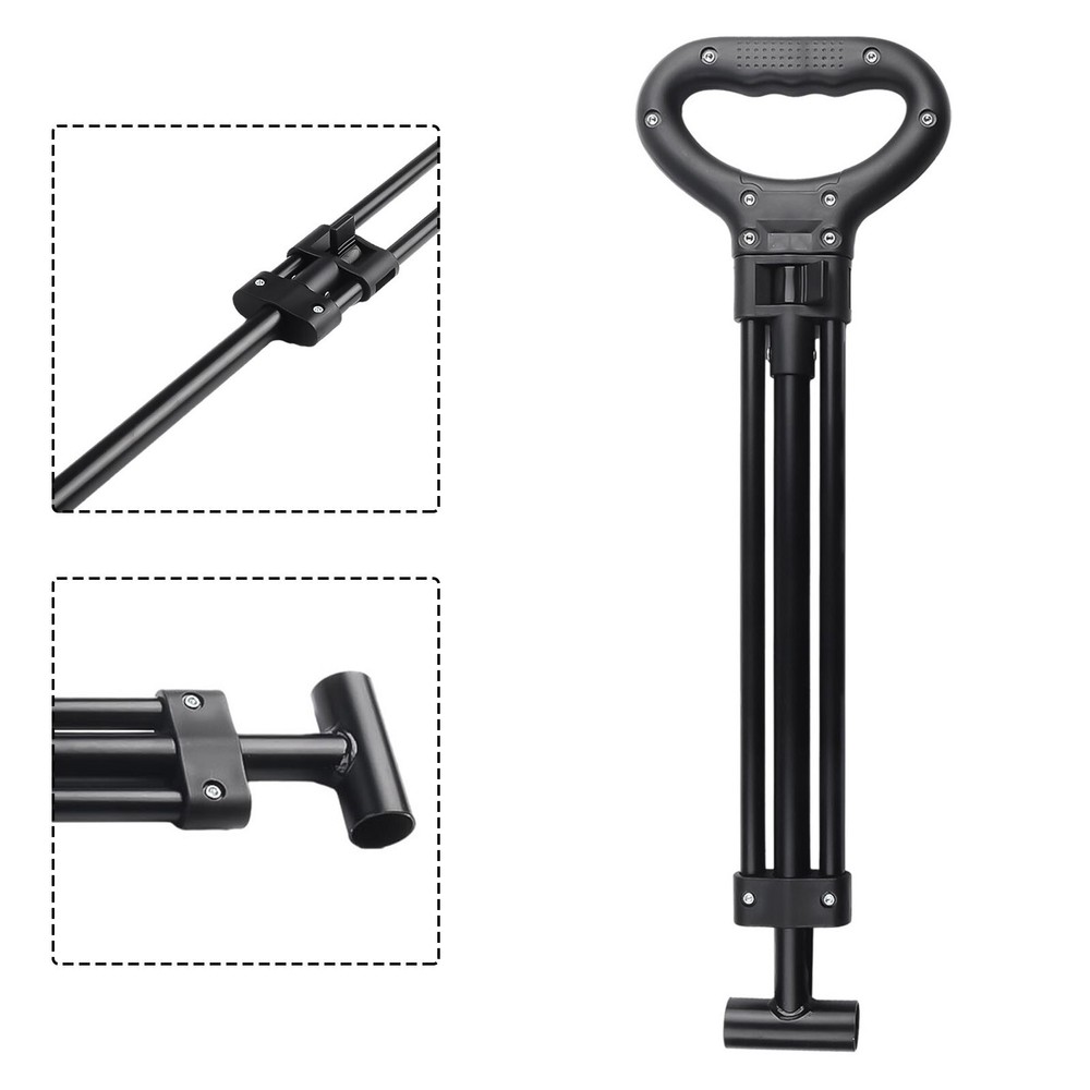 Wagon Cart Pull Handle Spare Replacement Telescoping Rod for Camping Trolley