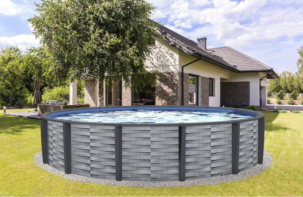 Blue Wave Affinity 52" Round Above Ground Swimming Pool and Liner Only