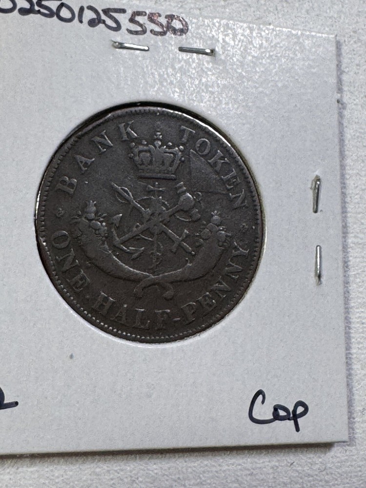 1850 Upper Canada 1/2 Penny