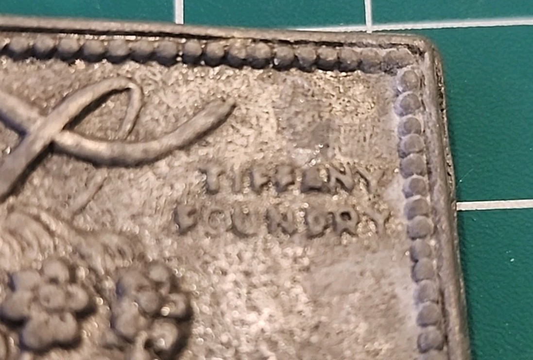 Vtg ? Coca Cola Belt Buckle Atlanta Georgia Tiffany Foundry Topless Lady - mjkRR