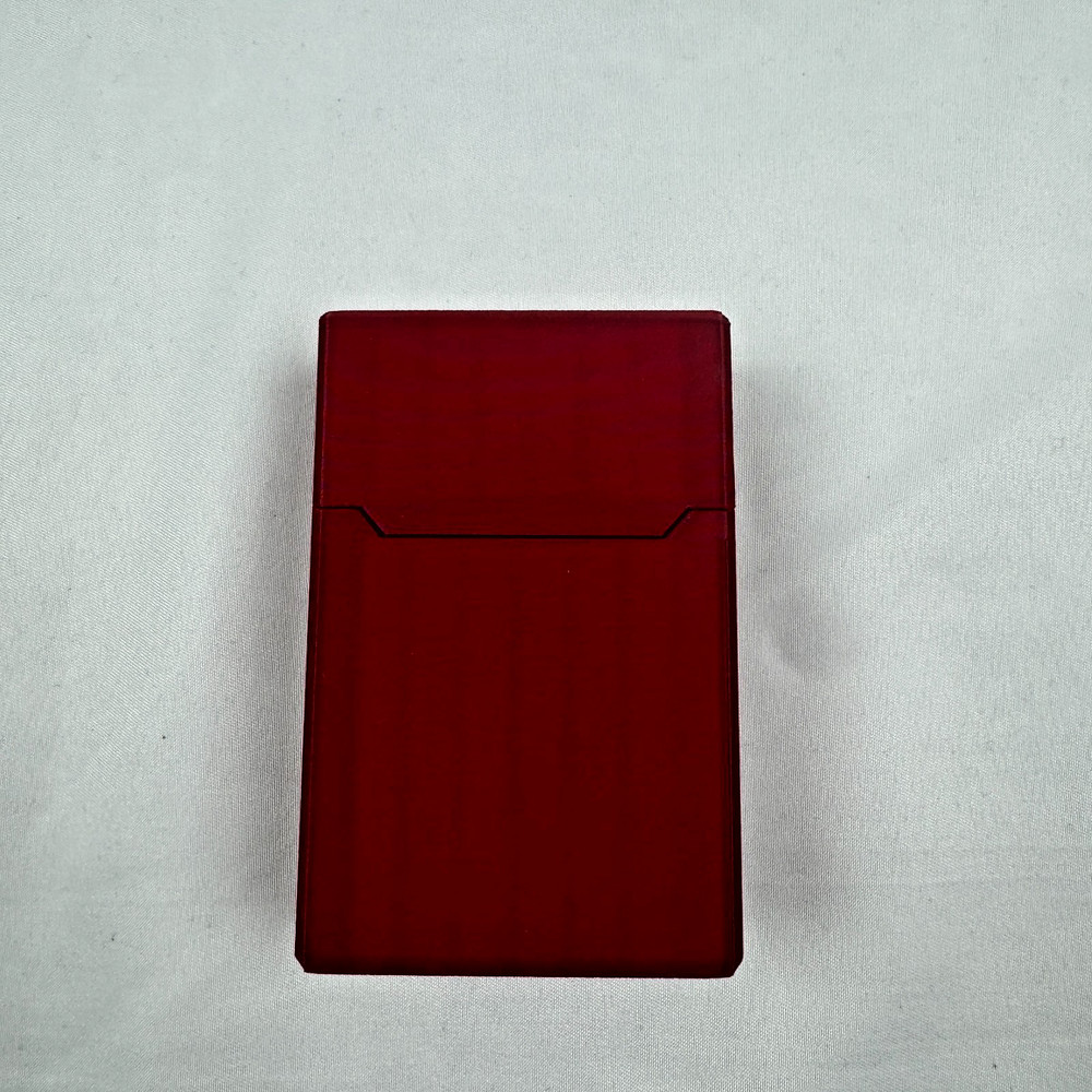 Cigarette Case for King Size 3D Printed Hinged Snap Lock Lid Pocket Friendly