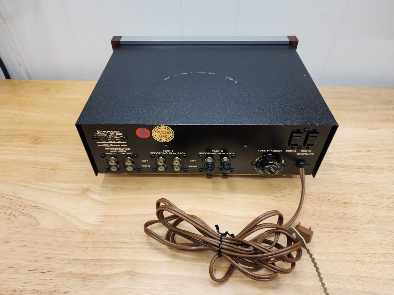Pioneer SR-202 Reverberation Amplifier