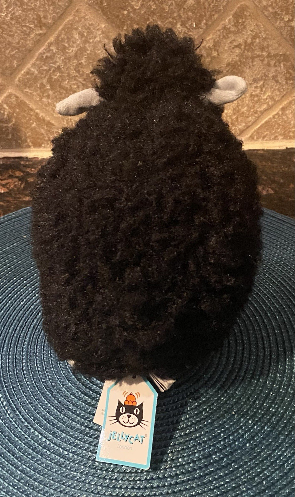 HTF JELLYCAT Rolbie Black Sheep 8" Retired Plush Stuffed Toy New With Tags
