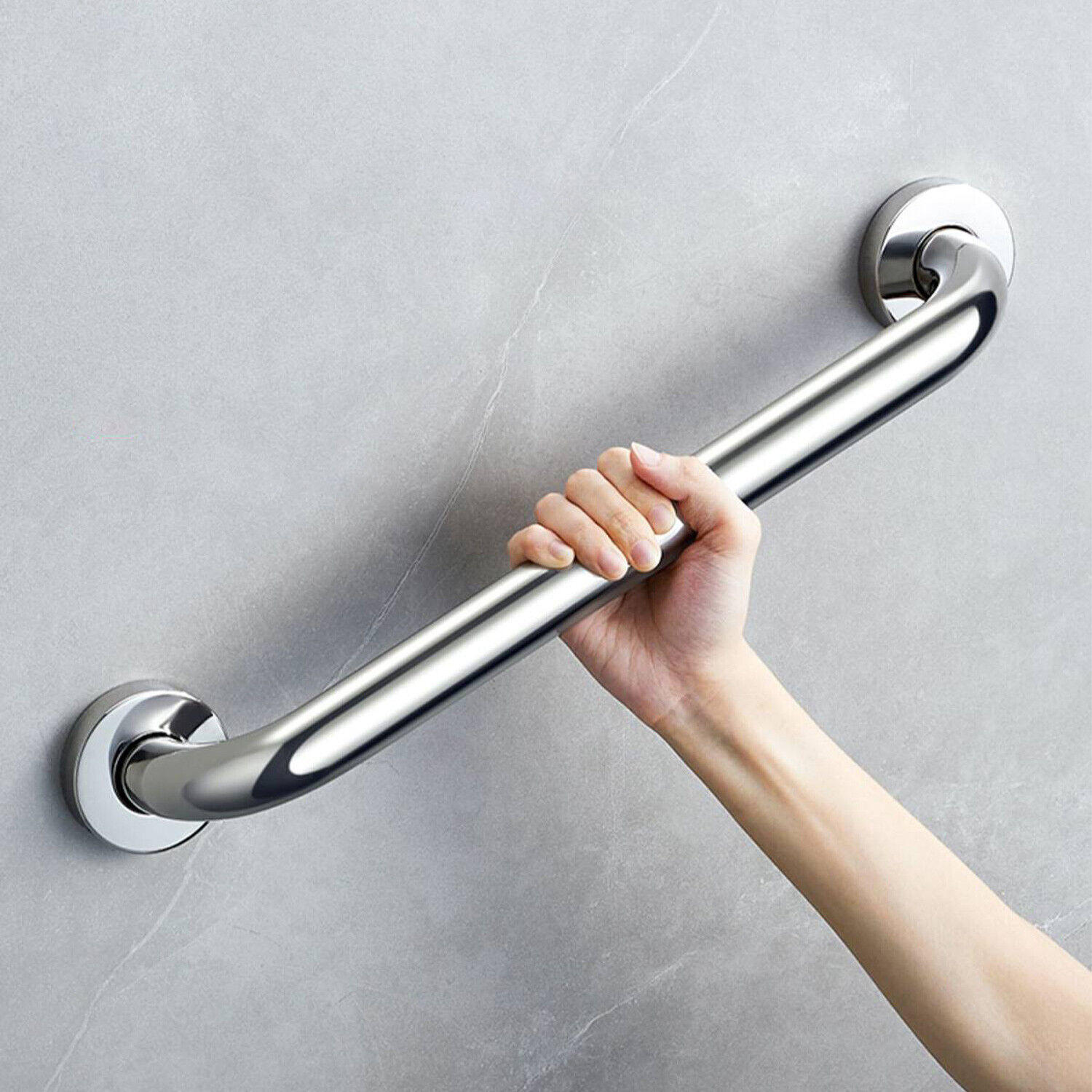2 Pack Stainless Steel Shower Grab Bar Bathroom Safety Shower Handle for Elderly