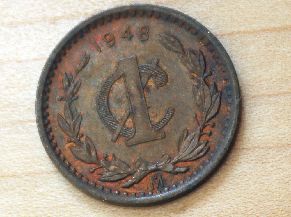 1948 Mexico 1 Centavo