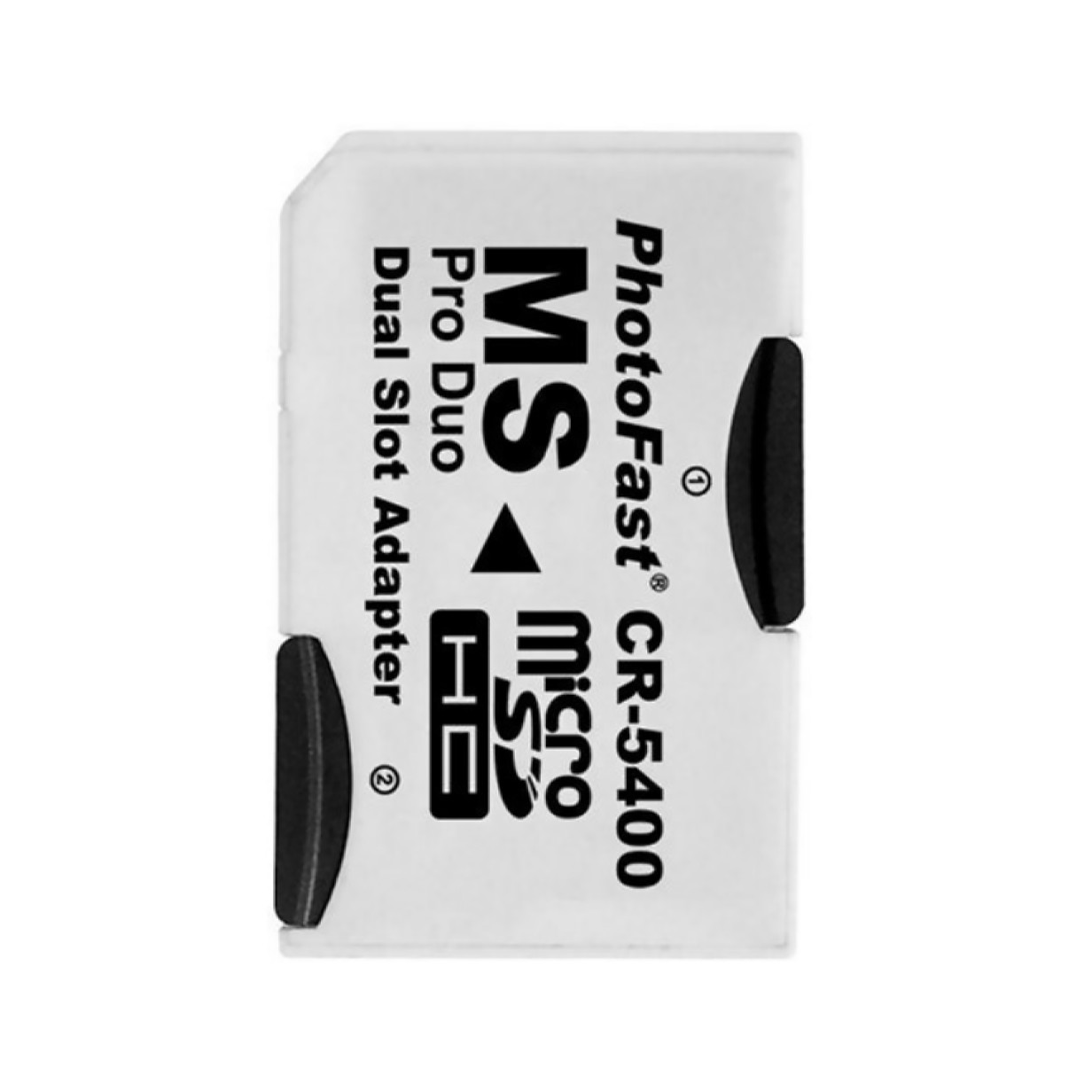 Dual Micro SD TF To Memory Stick Converter MS Pro Duo PSP Card 2 Slot Adapter t