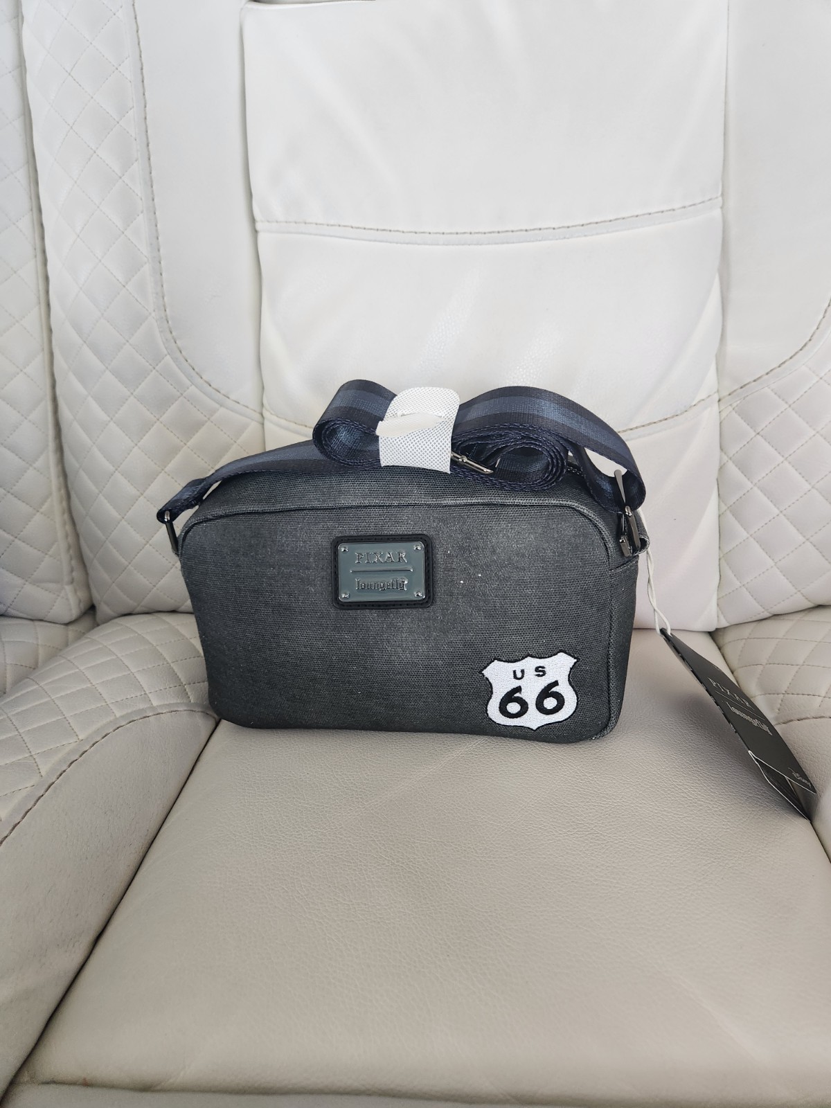 Disney Pixar Cars Embroidered Patches Crossbody Bag