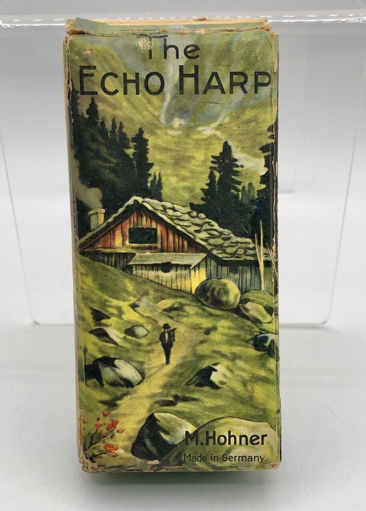 Vintage Hohner Echo Harp 54/64 Harmonica w/ Original Box /b