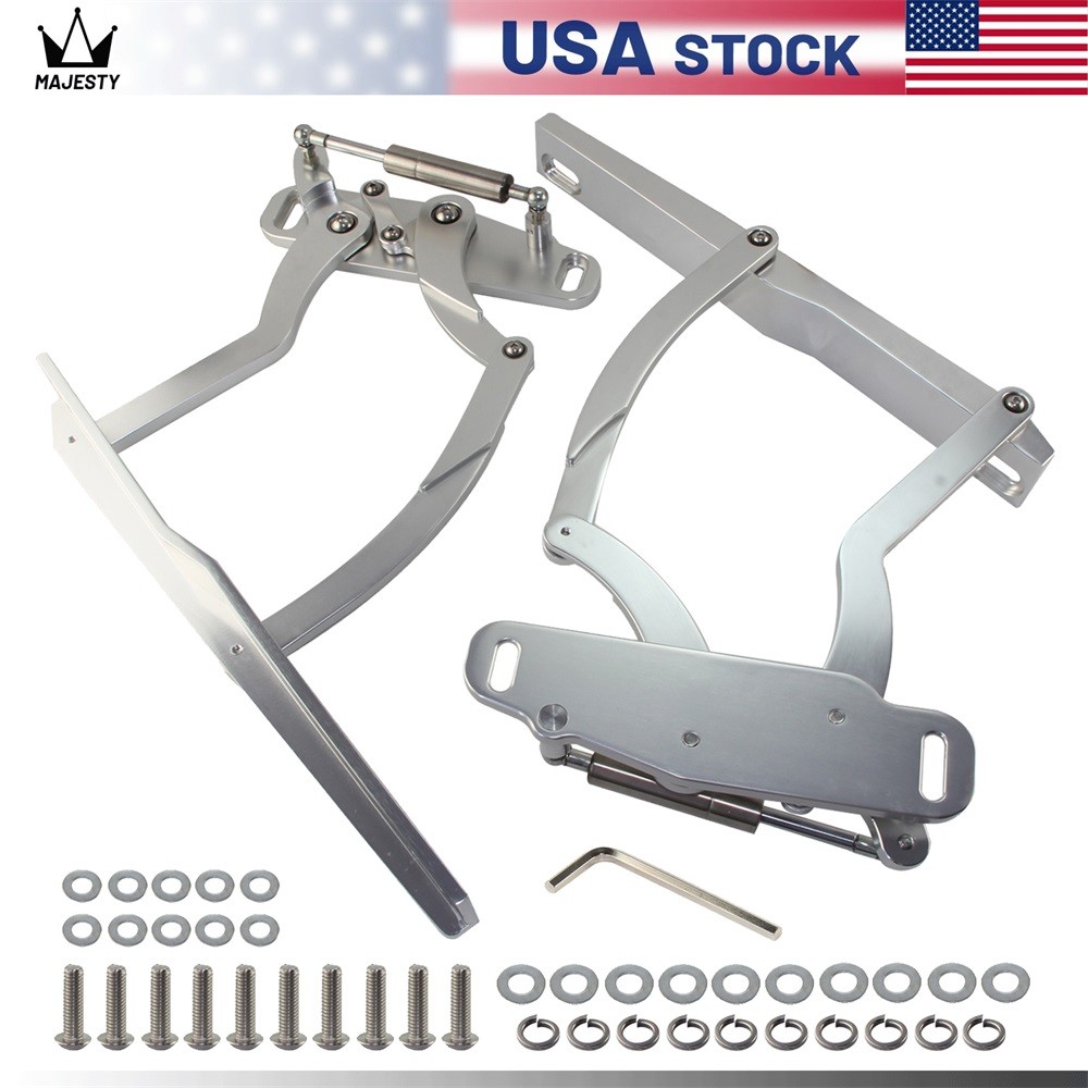 Billet Hood Hinge Kit Pair For Chevrolet Camaro & Pontiac Firebird 1970-1981