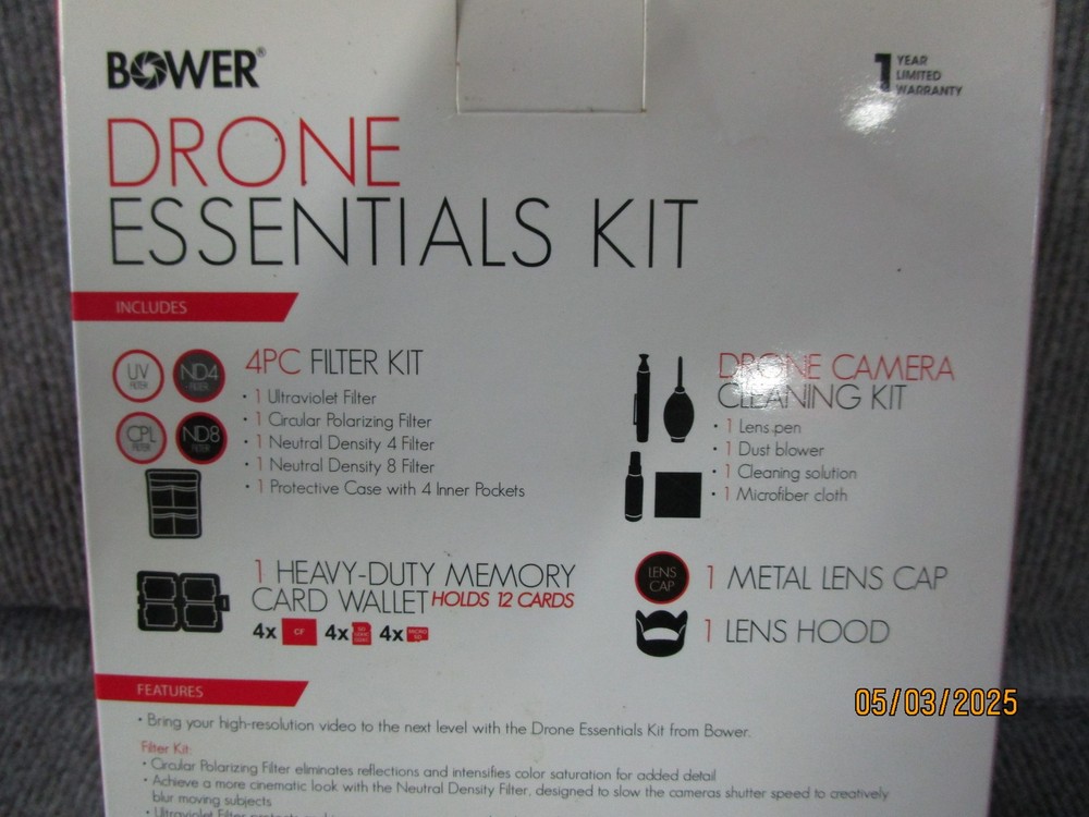 Bower Drone Essentials Kit DJI Phantom 3 Professional & Advanced & 4