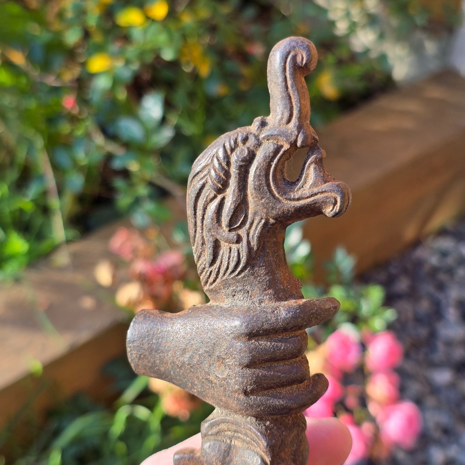 Tibetan or Nepalese Antique c19th Steel Buddhist Implement Tool Shaman