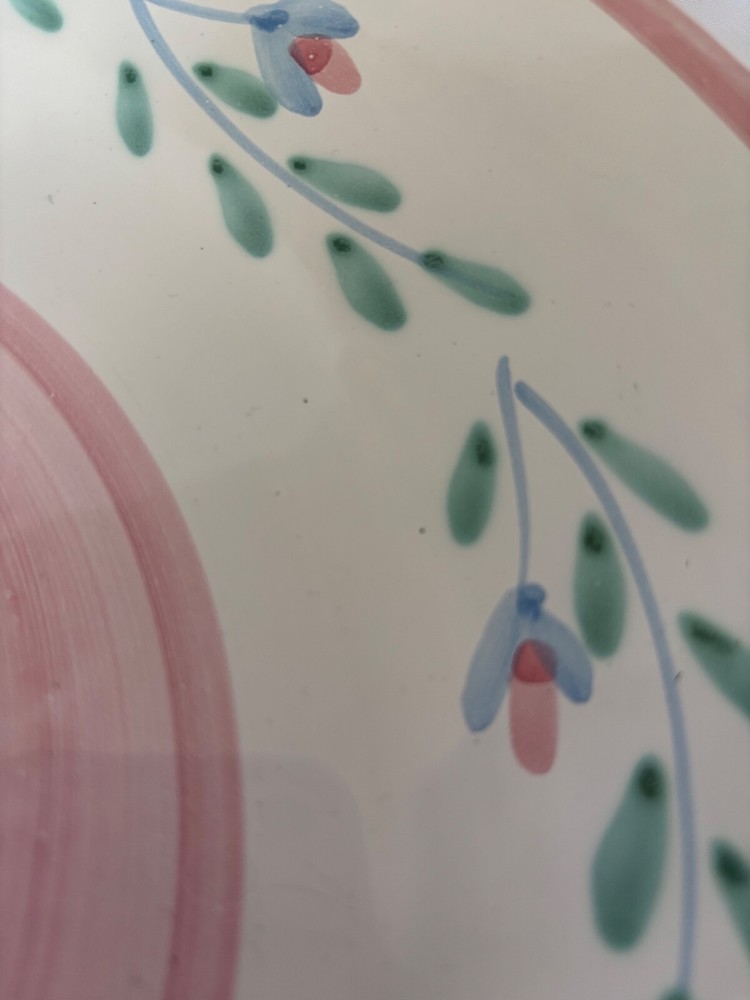 CALECA Pink Garland 14" Round Platter