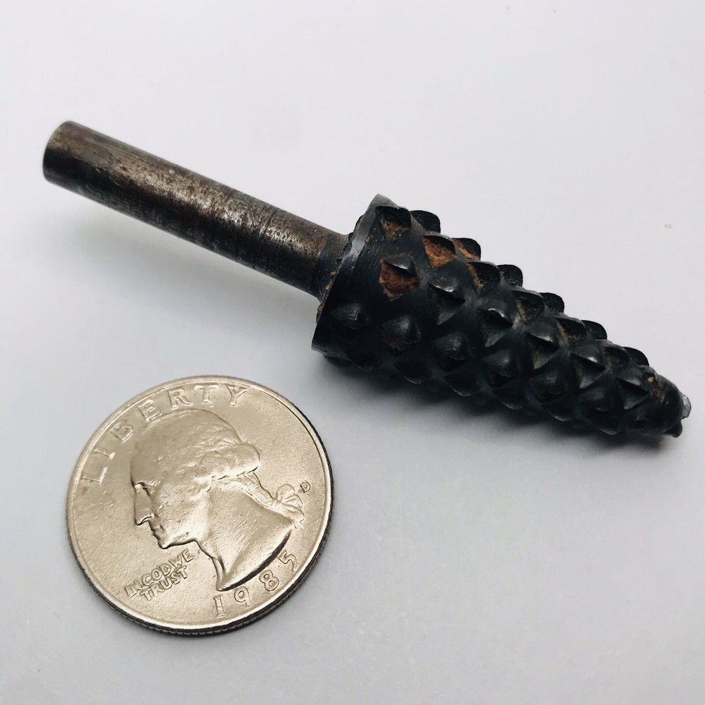 Rotary Cone Hole Rasp File Bit Antique Tool CCAS GAR Maker
