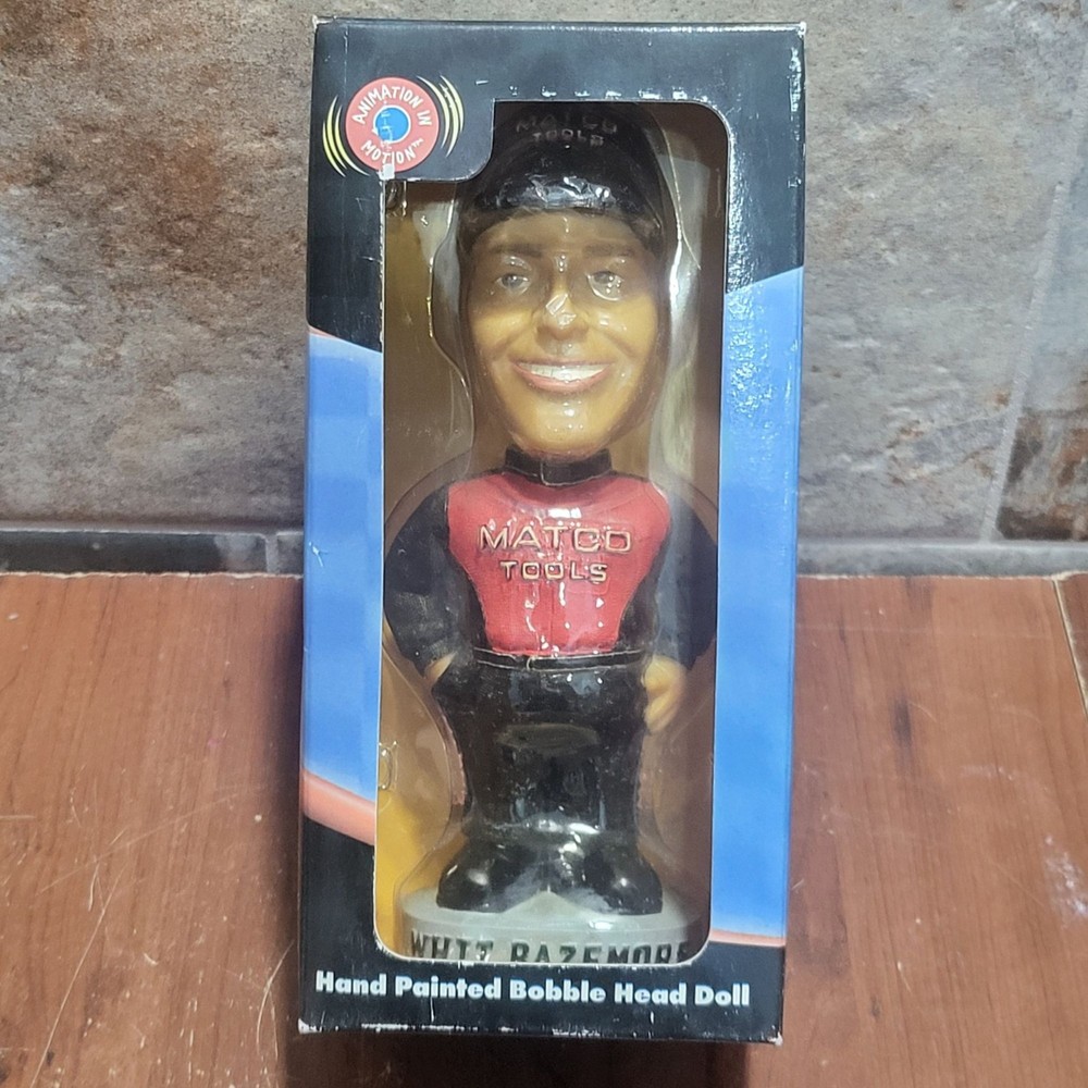 Matco Tools Whit Bazemore Hand Painted Bobble Head Doll 2001