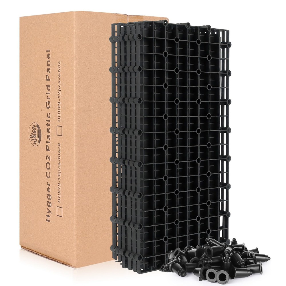 8pcs Aquarium Fish Tank Divider Filter Bottom with Bracket Plastic Egg Crate ...