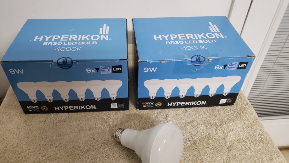 Hyperikon BR30-9D40 LED Bulbs 4000k 6 pack