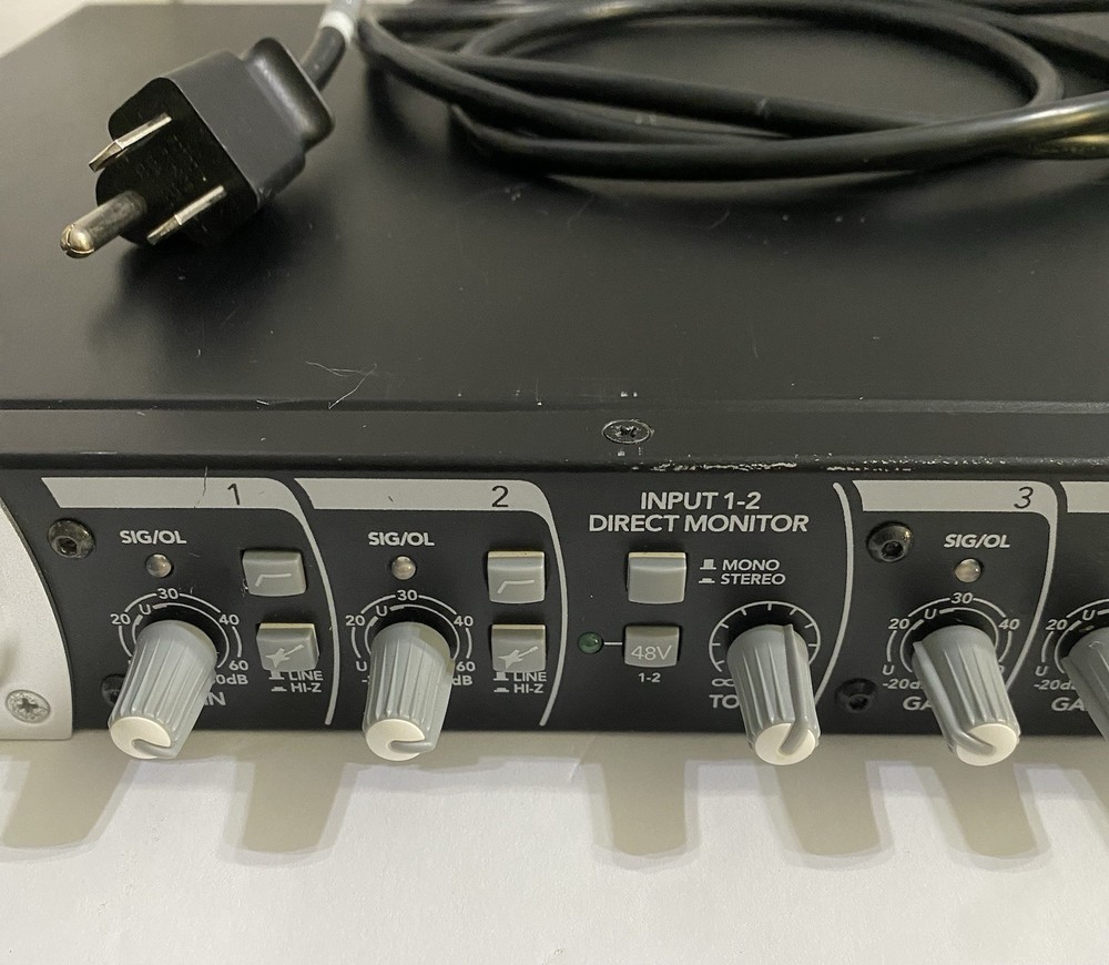 Mackie Onyx Blackbird Firewire Recording Interface 8 Mic Inputs Working