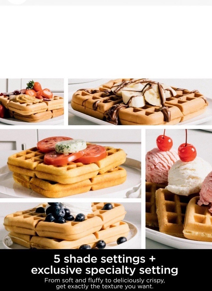 Ninja BW1001 NeverStick PRO Belgian Waffle Maker