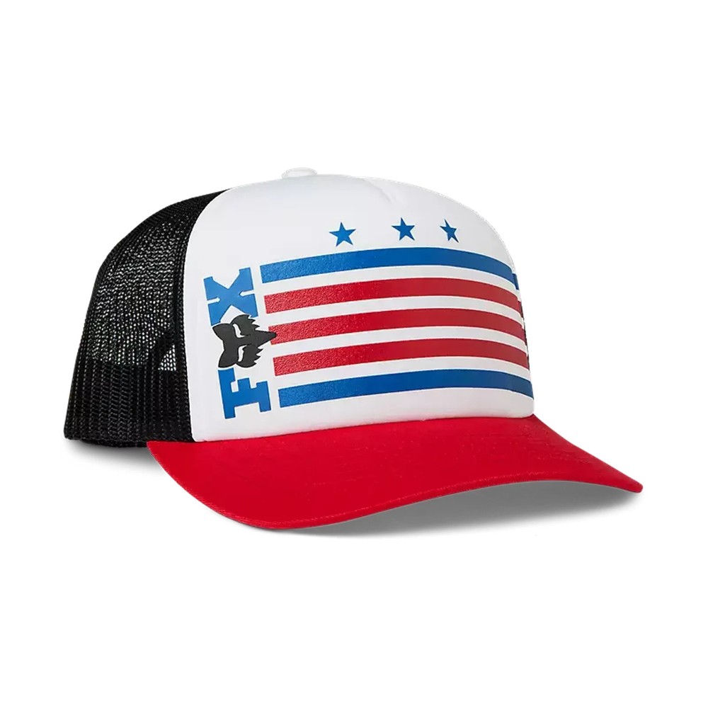 Fox Racing Unity Snapback Hat - Red/White - One Size