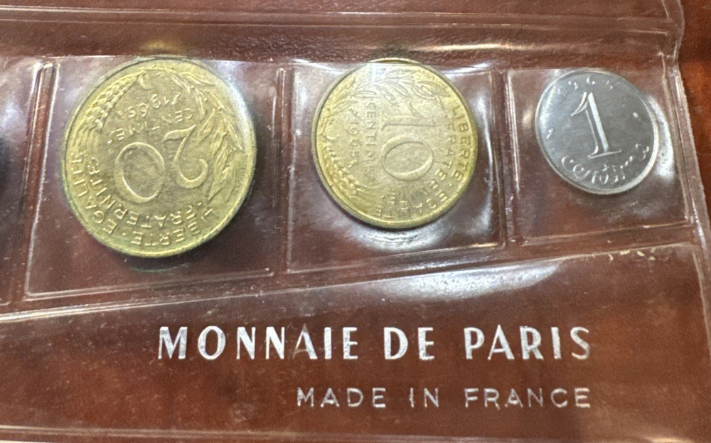 Monnaie De Paris 1965 Proof Set