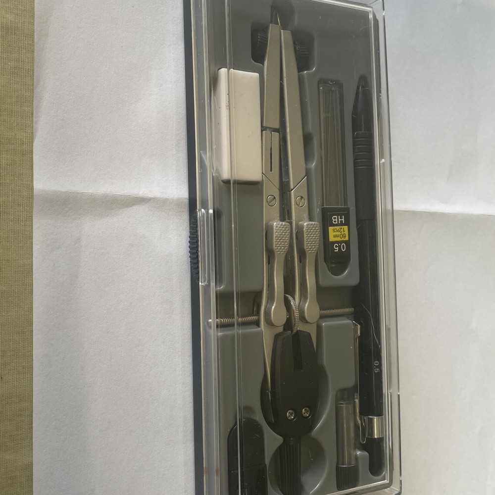 Compass Technical Drawing Set Excellent Condition
